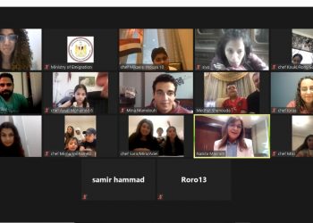 ابناء المصريين فى المانيا والسويد مع الوزيرة