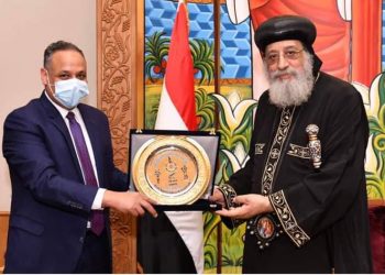 قداسة البابا يستقبل رئيس أكاديمية البحث العلمي