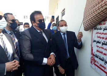 جامعة بني سويف تكشف الستار عن مركز الاختبارات الإلكترونية بحضور وزير التعليم العالي