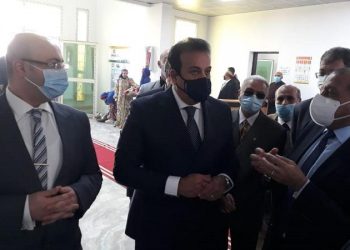 بالصور| وزير التعليم العالي يفتتح معهد النباتات الطبية بجامعة بني سويف