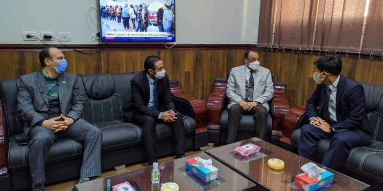 المدير الإقليمي للوكالة الكورية يتفقد جامعة بنى سويف التكنولوجية