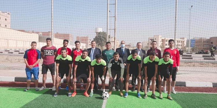 انطلاق دورى كرة القدم لطلاب جامعة الدلتا التكنولوجية