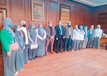 جولة لطالبات المدرسة الصناعية بقويسنا فى جامعة الدلتا التكنولوجية