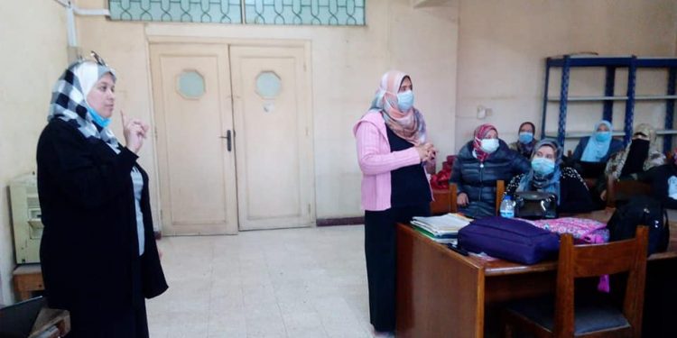 جامعة الأزهر تنظم دورة تدريبية لأعضاء هيئة التدريس عن التصحيح الإلكتروني بكلية الاقتصاد المنزلي