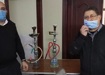 "نشاط اجتماعي".. بالصور غلق مركز دروس خصوصية بالجيزة يقدم مشروبات "وشيشة"