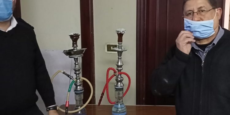 "نشاط اجتماعي".. بالصور غلق مركز دروس خصوصية بالجيزة يقدم مشروبات "وشيشة"