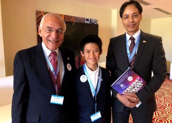 طفل مصر يفوز بجائزة أفضل مشروع تعليمي في اليابان "صور"