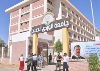 رئيس جامعة الوادي الجديد يتفقد الأعمال الإنشائية للمباني الجديدة بالكيلو 10