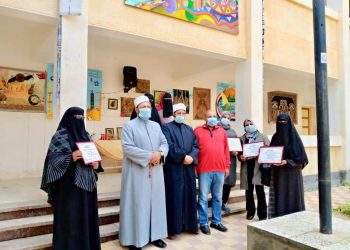 الوكيل الشرعي للإسكندرية الأزهرية يتفقد الورش الفنية لمعاهد برج العرب