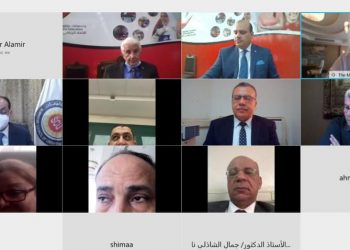 وزيرا التعليم العالي والشباب في اجتماع مجلس إدارة الاتحاد الرياضي المصري للجامعات 