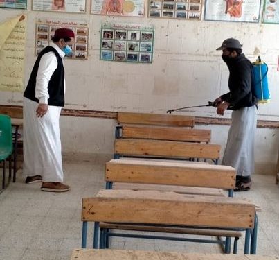 تعليم مطروح: تطهير وتعقيم المنشآت التعليمية لمواجهة كورونا استعداداً لامتحانات النقل