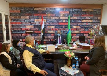 وكيل تعليم الفيوم يستقبل مسئولي برنامج الأغذية العالمي "صور"