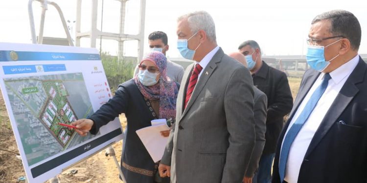 بدء إنشاء جامعة المنوفية الأهلية بطوخ طنبشا