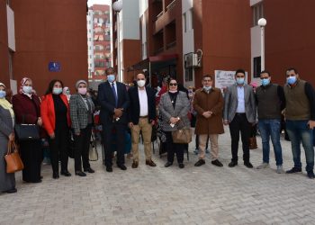 انطلاق القافلة التنموية الشاملة لجامعة عين شمس بحي الأسمرات