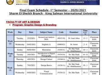 جامعة الملك سلمان الدولية تنتهي من استعدادات امتحانات الفصل الدراسي الأول