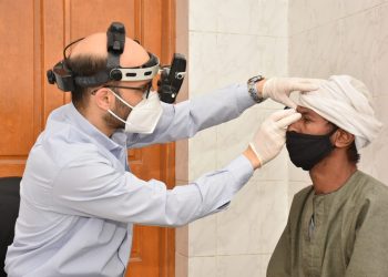 بدء أعمال قافلة التنمية الشاملة لجامعة عين شمس بمحافظة قنا|صور