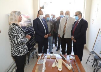 محافظ المنوفية ورئيس جامعة السادات يفتتحان عددا من المشروعات الجامعية