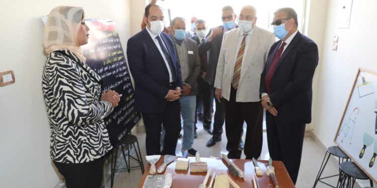 محافظ المنوفية ورئيس جامعة السادات يفتتحان عددا من المشروعات الجامعية