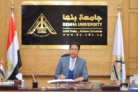الدكتور ناصر الجيزاوي القائم بأعمال رئيس جامعة بنها
