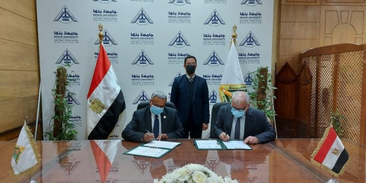 بروتوكول تعاون بين جامعة بنها ووكالة الفضاء المصرية |صور