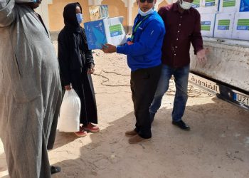 قاقلة الأزهر الخيرية تواصل توزيع المساعدات على مواطني حلايب وشلاتين مع قرب حلول شهر رمضان المبارك