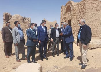 تفاصيل استقبال محافظ الوادي الجديد لعدد من رؤساء الجامعات