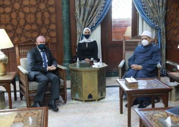 الإمام الأكبر يستقبل سفير استراليا بمقر مشيخة الأزهر