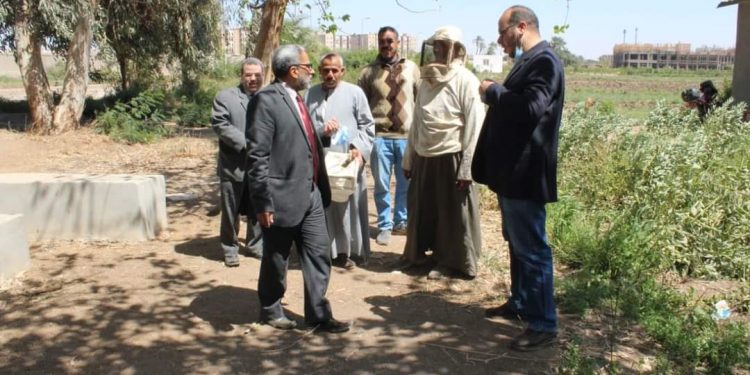 عميد كلية الزراعة بجامعة الأزهر يتفقد عددا من التجارب البحثية