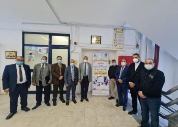 لجنة من الأعلى للجامعات تعتمد وحدة التدريب على تكنولوجيا المعلومات بجامعة دمنهور