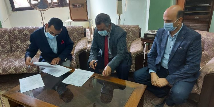 بروتوكول تعاون بين اقتصاد منزلي جامعة حلوان ومؤسسة بورسعيد للأعمال الكهروميكانيكية