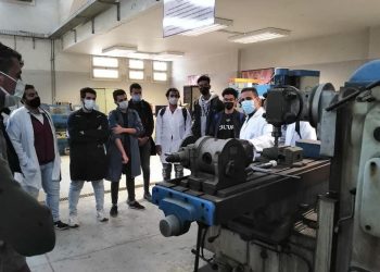 تدريب طلاب جامعة القاهرة التكنولوجية بورش مجمع الأميرية