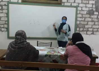 طلاب جامعة الإسكندرية يمحون أمية 1059 فرد خلال ثلاثة أشهر