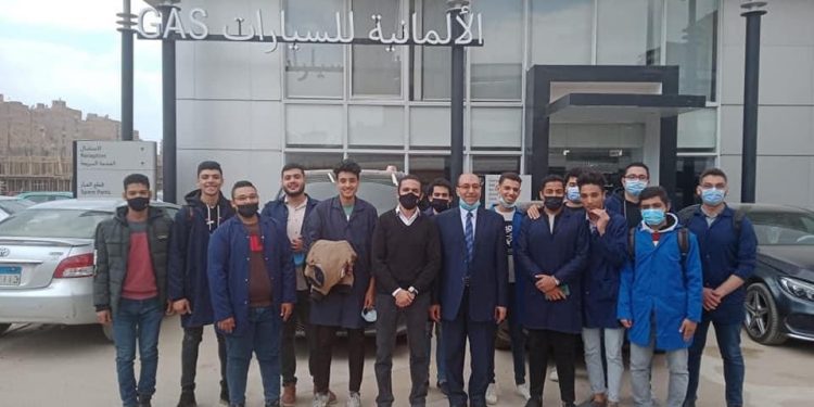 تدريب طلاب جامعة الدلتا التكنولوجية في الشركة الألمانية للسيارات GAS