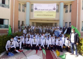 شاكر يتفقد المدرسة النووية بمطروح ببحضور وكيل الوزارة "صور"