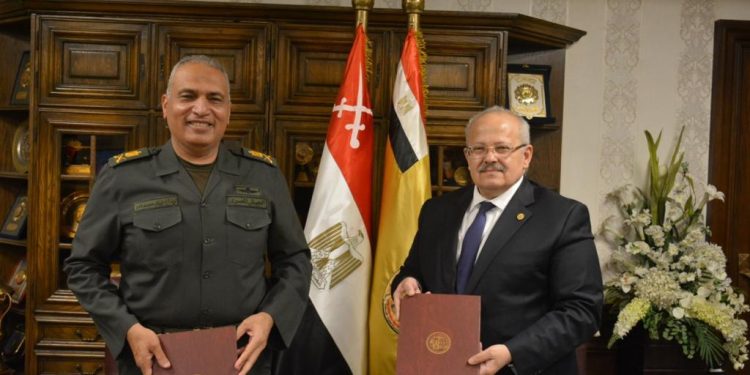 جامعة القاهرة توقع بروتوكول تعاون مع الهيئة الهندسية للقوات المسلحة