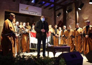 مدير مكتبة الإسكندرية يفتتح حفلات ليالي المقامات الروحية ببيت السناري