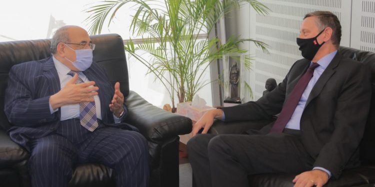 مدير مكتبة الإسكندرية يستقبل السفير الألماني