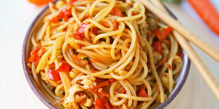 أكلات صينية.. طريقة عمل المكرونة الصينية