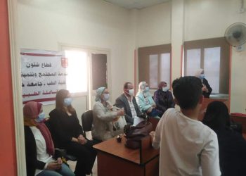 جامعة حلوان تواصل أنشطتها المجتمعية في كفر العلو 