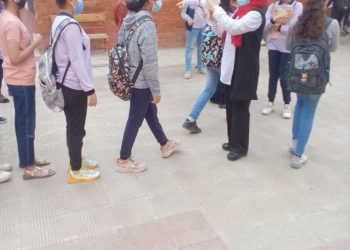 ” الجيار” يتابع امتحانات شهر ابريل لطلاب تعليم الجيزة 