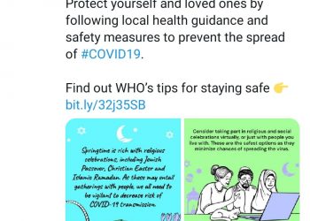 دليل منظمة الصحة العالمية  لصيام صحي