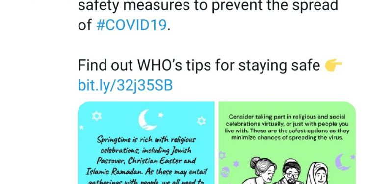 دليل منظمة الصحة العالمية  لصيام صحي