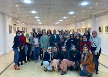 تربية فنية جامعة حلوان تنظم معرض نسجية معاصرة