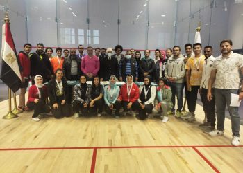 جامعة طنطا الأكثر حصدًا للميداليات في بطولة الإسكواش للجامعات