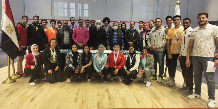 جامعة طنطا الأكثر حصدًا للميداليات في بطولة الإسكواش للجامعات