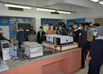 تعاون علمى بين مدينة الأبحاث العلمية ومدرسة المتفوقين بالغربية