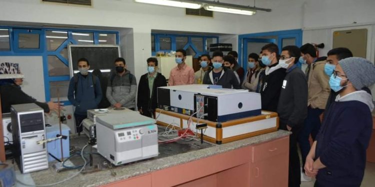 تعاون علمى بين مدينة الأبحاث العلمية ومدرسة المتفوقين بالغربية