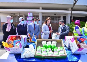 صندوق تحيا مصر يوفر 80 طنا مواد غذائية ودواجن لـ 6 آلاف أسرة بدمياط