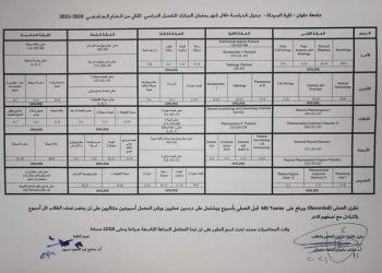 مواعيد محاضرات كليات بجامعة حلوان خلال رمضان