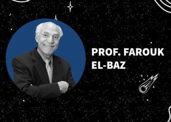 فاروق الباز يناقش طلاب جامعة أسيوط حول البحث العلمي